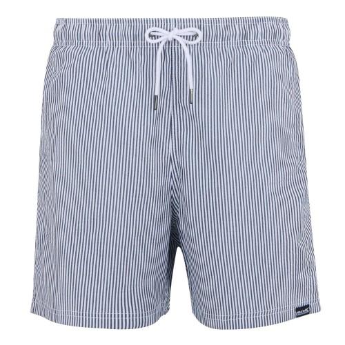 Regatta Mens Loras Stripe Seersucker Swim Shorts