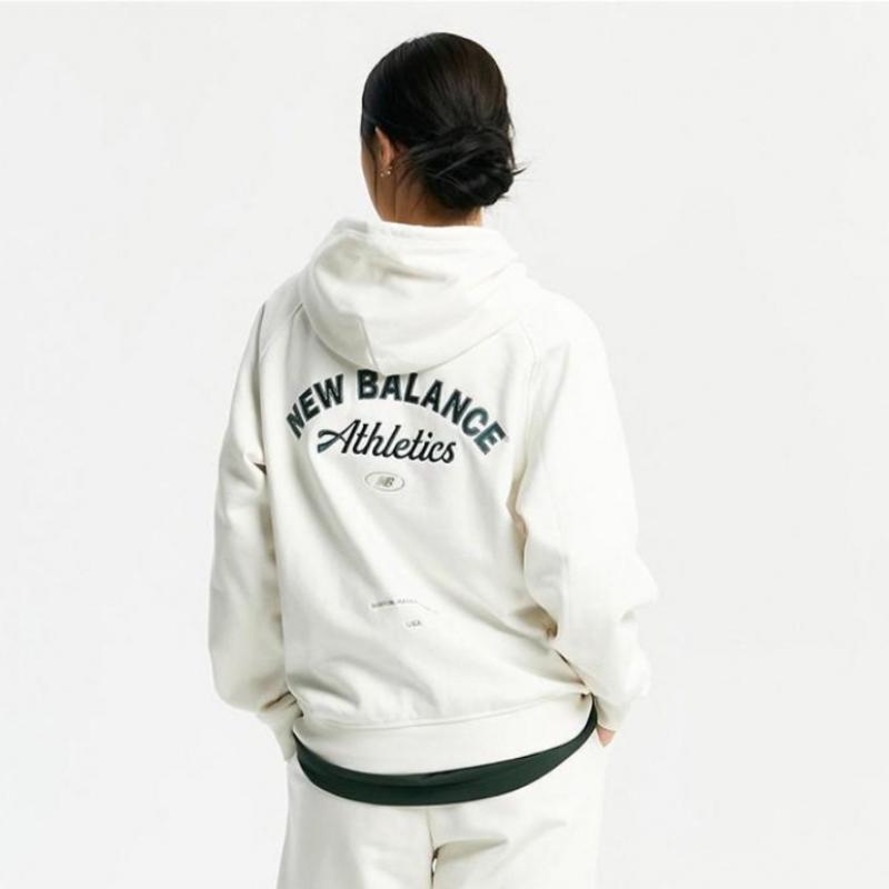 New Balance Unisex Basic Logo Brushed Hoodie Nbn0d41913