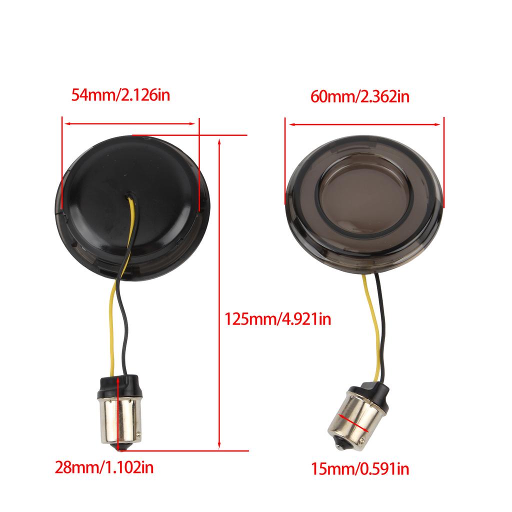 Motorcycle Front LED Turn Signal Light DRL Indicator Lamp Brake Light 1156 1157 For Harley Sportster Dyna Touring Softail
