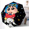 1pc Crayon Shin-chan Automatic Umbrella 8-Bone Design Compact Gear for Outdoor Travel, Perfect Gift for Friends Yy250821084