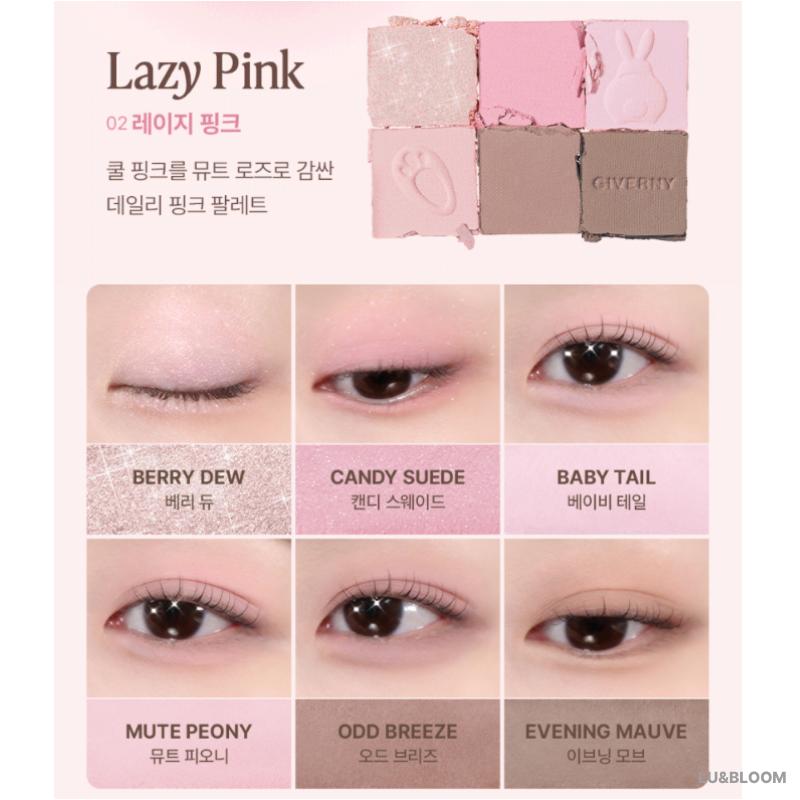 GIVERNY Soft Eye Palette 6 Colors 5g