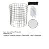 Wire Plant Protector with Top Cover Detachable Wire Mesh Plant Cage Plant Shield Keep Animals Out for Garden Plants Flowers Vegetables