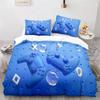 Boy's Gamepad Duvet Cover Set Single Double Size For Boys Girls Game Lover Bedding Set Polyester Comforter Cover With Pillowcase