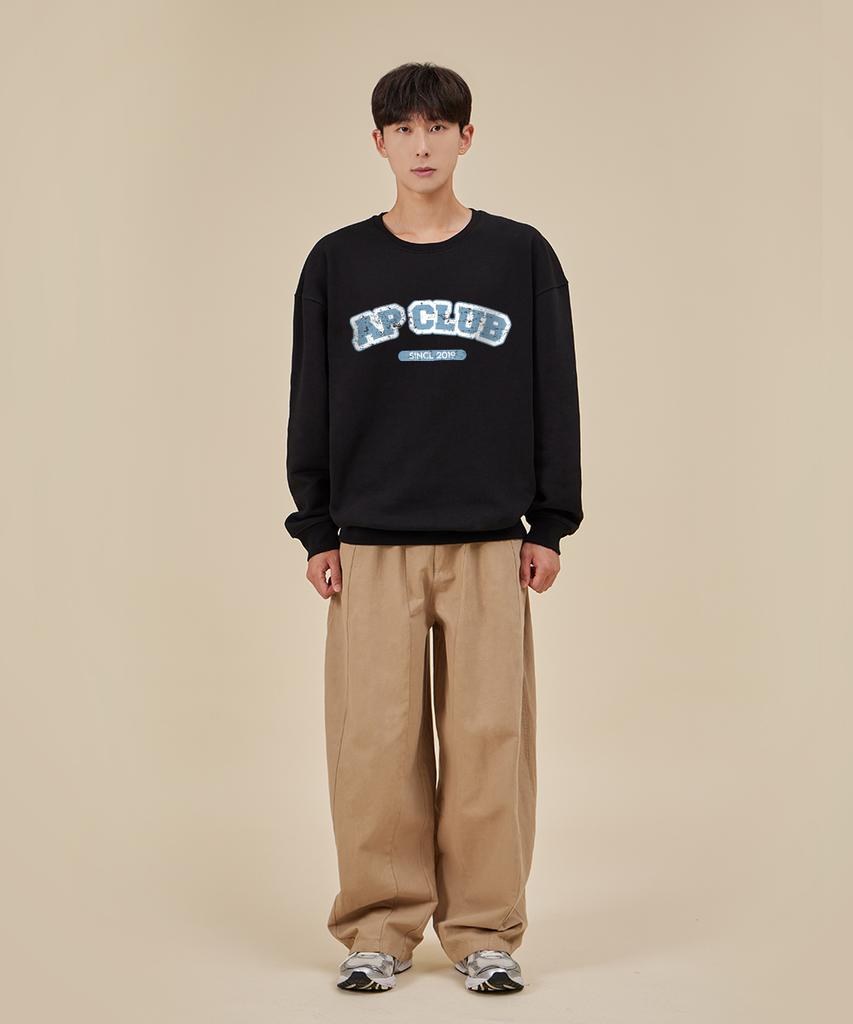 ASTRAL PROJECTION Ap Club Loose Fit Sweatshirt_Black