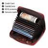 Humerpaul Ladies Wallet First Layer Cowhide Wallet Coin Purse RIFID Anti-theft Brush Organ Wallet Zipper Opening