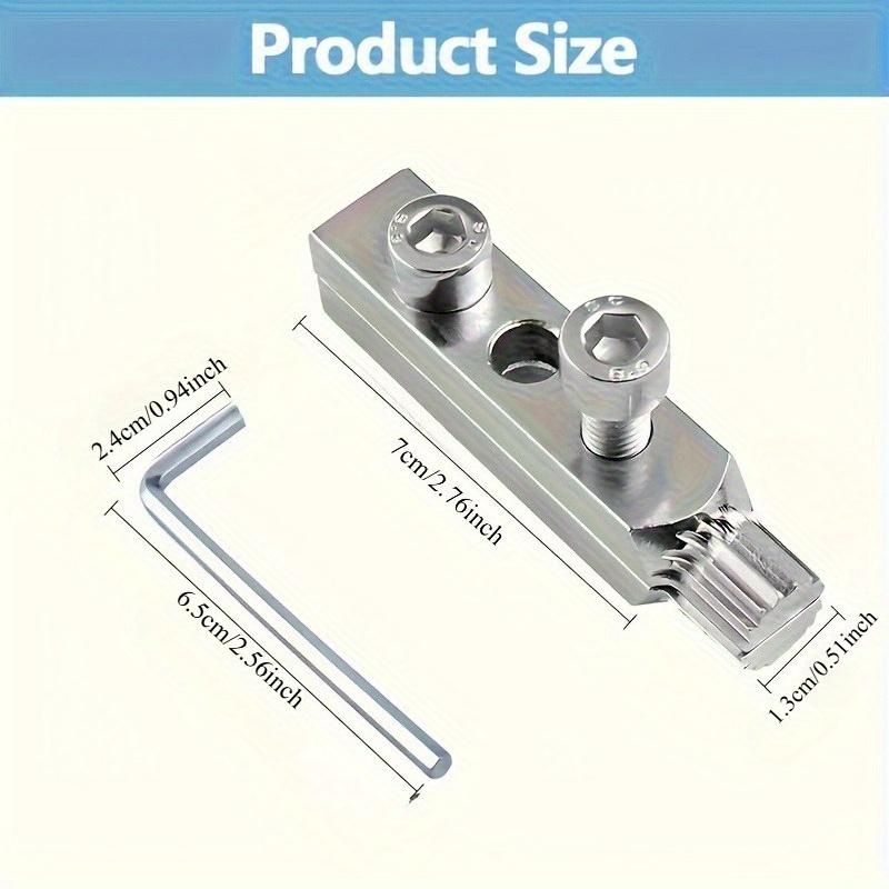 1pc Faucet Valve Broken Thread Extractor, 1/2 Inch & 3/4 Inch Broken Screw Removal Tool - All-in-One Pipe Thread Repair for Home & Industrial Plumbing