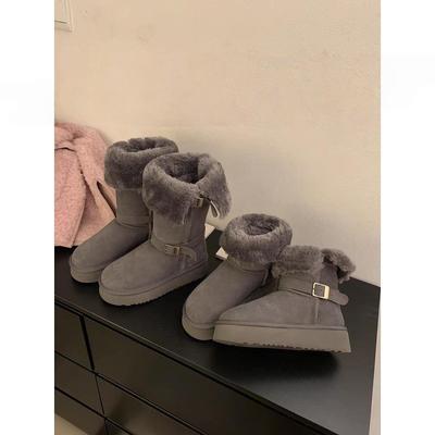 Thick-soled Snow Boots Women's Long Tube Winter High Boots Piled and Thickened Warm Northeast Cotton Shoes Non-slip