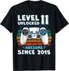 11 Jahre Geburtstag Dekorationen Sohn Junge 11 Jahre 2015 11. Geburtstag Geschenk Unisex T-Shirt