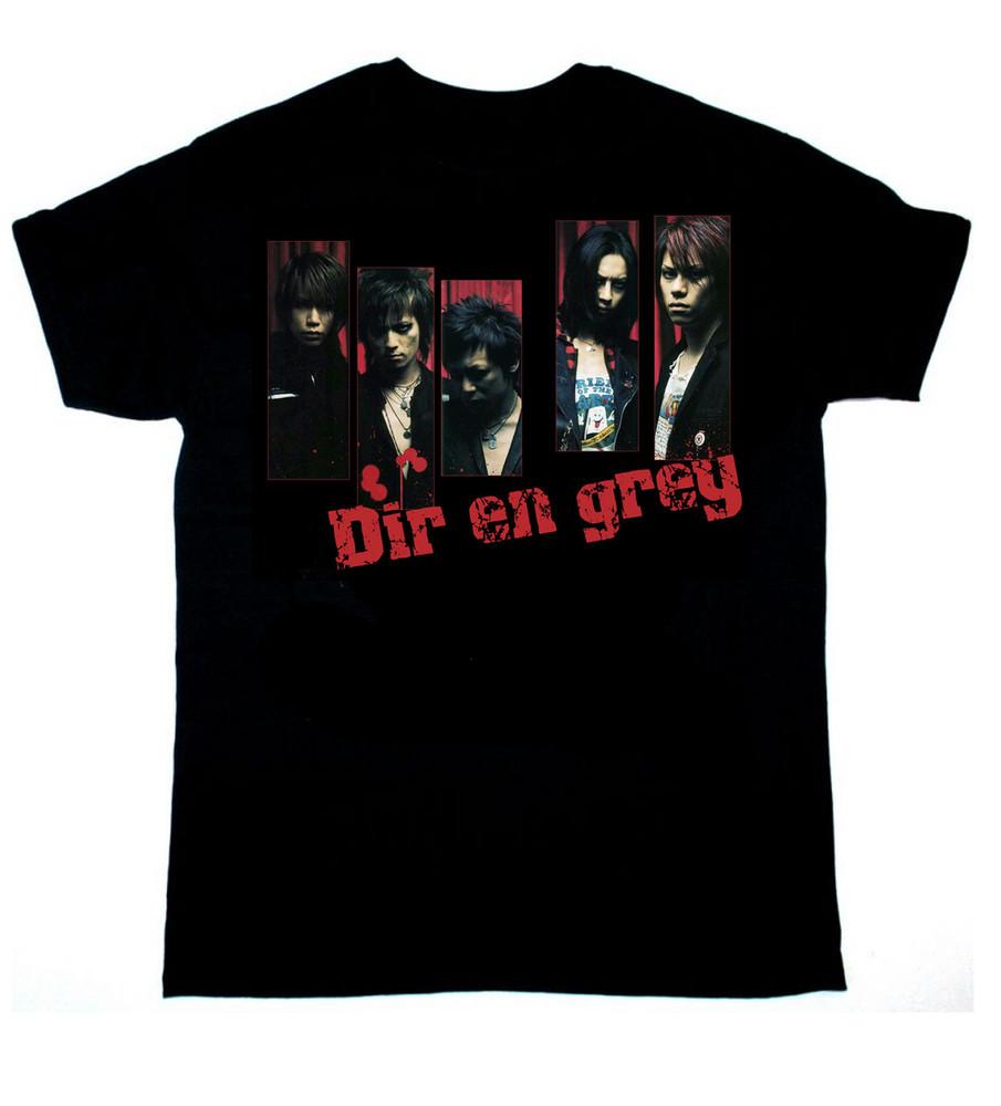 

Members Of Dir En Grey Band Cotton Black Full Size T Shirt Unisex T-Shirt M