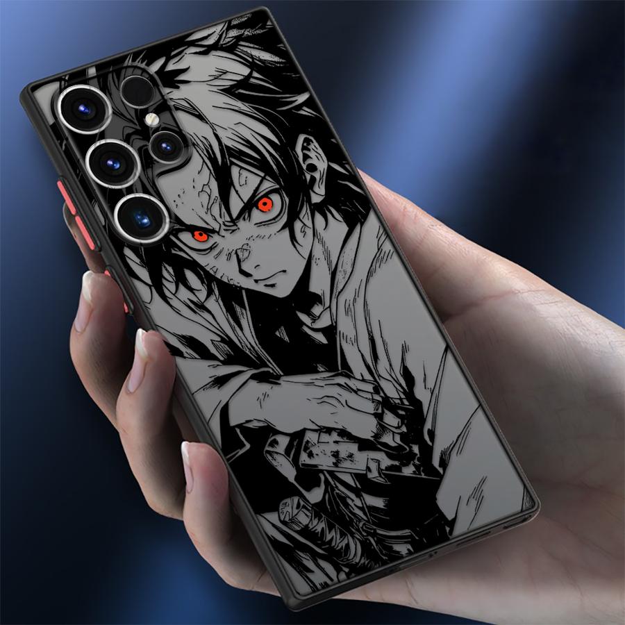 Anime D-emon Cool S-layer Funda Back Phone Cover Case for Samsung Galaxy S22 S23 FE Note 20 Ultra 10+ S20 FE S26 S25 Ultra S21