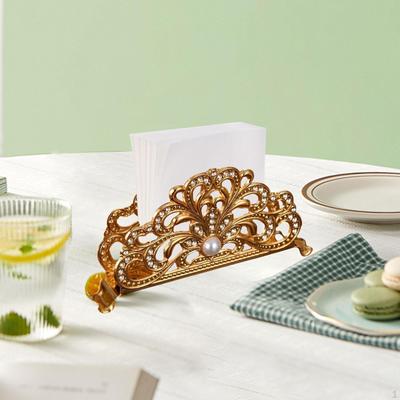 Napkin Holder for Table Dispenser Sturdy Metal Paper Towel Hand Stand Dining