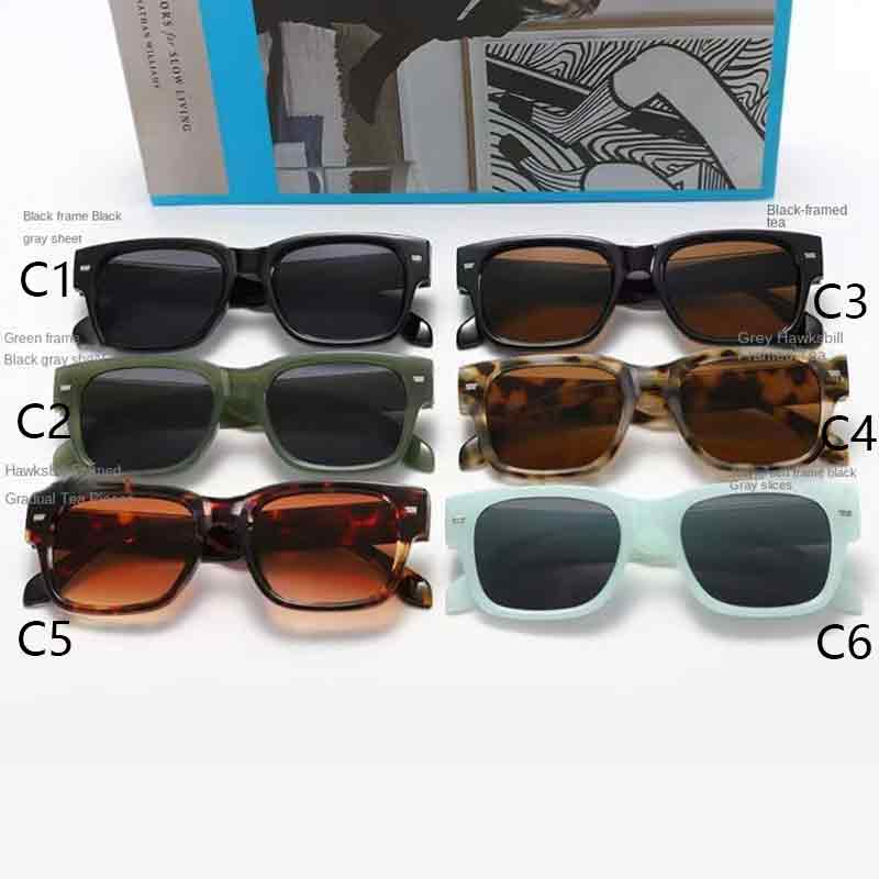 Retro Mode Sonnenbrille Damen Herren Klassisch Vintage Quadratisch Marke Sonnenbrille Outdoor Fahren Männlich Uv400 Brille