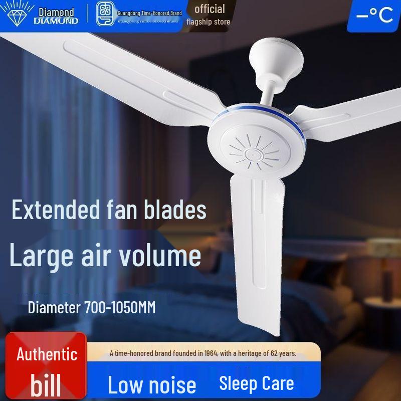 Silent Mini Ceiling Fan - Large Airflow for Home, Dorm, Bed & Mosquito Nets - Electric Fan with Free Shipping