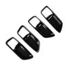 RUIQ Toyota Corolla Cross Exclusive Interior Front Rear Inner Door Handle Garnish Toyota Corolla Cross Exclusive Design Fiber Black (carbon