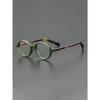 Oval Glasses for Women Retro Acetate Vintage Glasses Frame Optical Round Men Female Brown Green Clear Lens Unisex