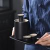 Ceramic Wine Set, Warm Wine Jug With Plate, Japanese-Style Baijiu Dispenser, Spirit Shot Glass