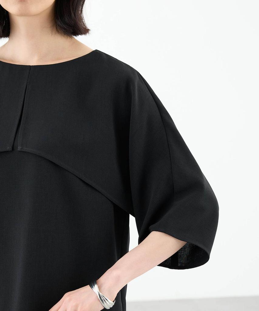 AC by Alpha Cubic Cape Design Blouse Touch UV Size Black Bi-Motion [Cooling & Protection] Women's 353786,