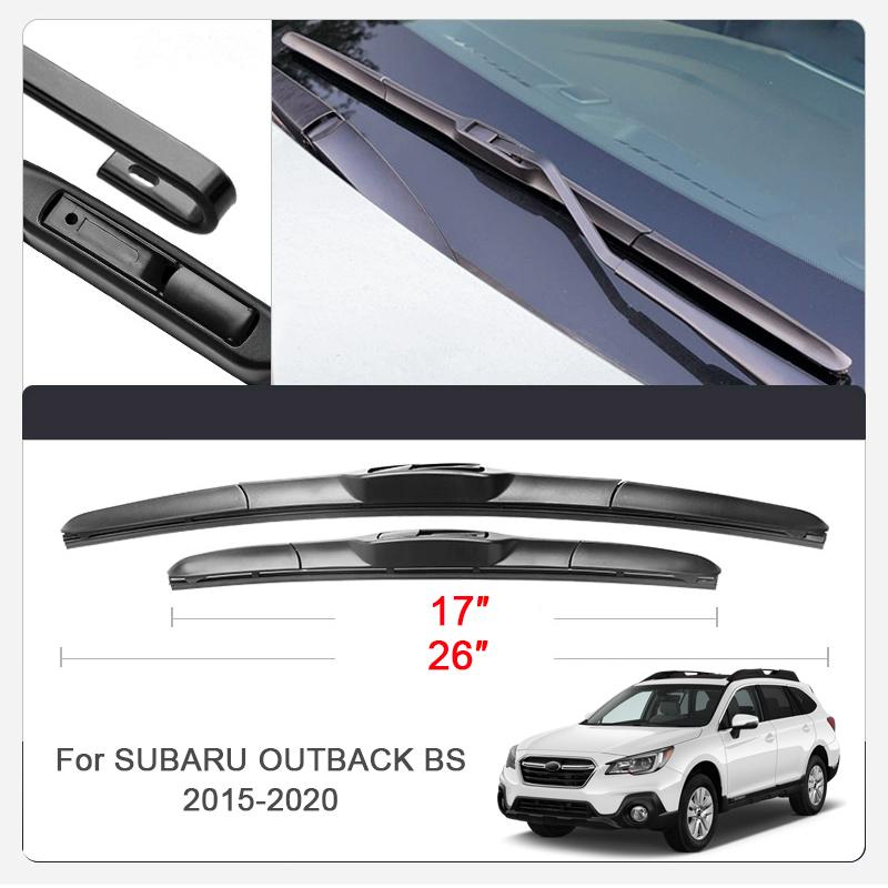 2 Stück Auto Flachwischer Gummi Scheibenwischer für SUBARU ASCENT CROSS FORESTER IMPREZA LEGACY OUTBACK SOLTERRA WRX XV Auto Zubehör