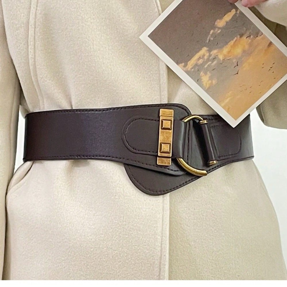 Elastic Waist Seal, Women's Decoration Wide And Simple Waist Decoration, Versatile Belt With Dress, Coat, Waist