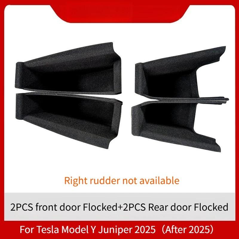 For Tesla Model Y Juniper Model 3 Highland Car Door Side Storage Box Armrest Phone Container Door Organizer Handle Pocket Tray