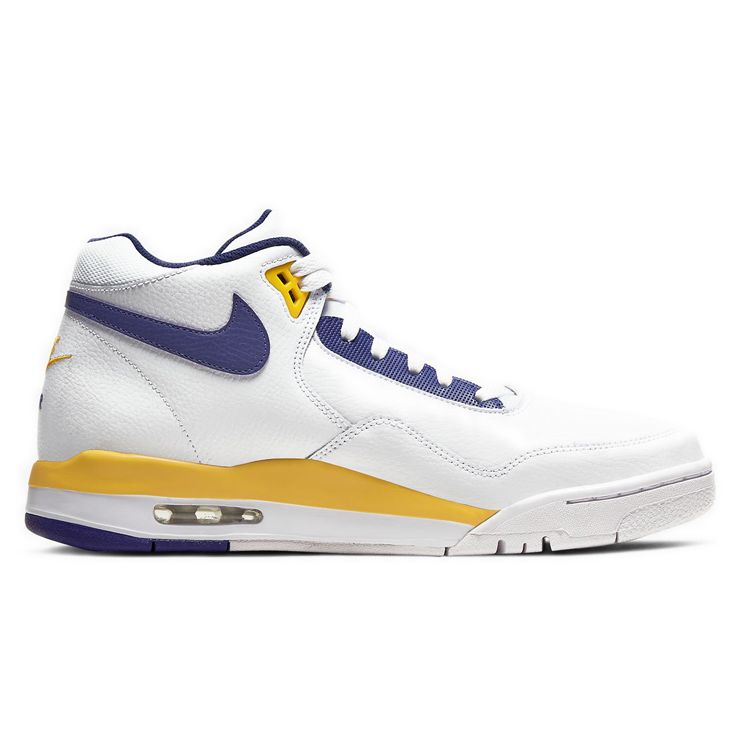 Nike Flight Legacy Lakers Pánské Tenisky Bílé University-Gold Regency-Fialové BQ4212-102