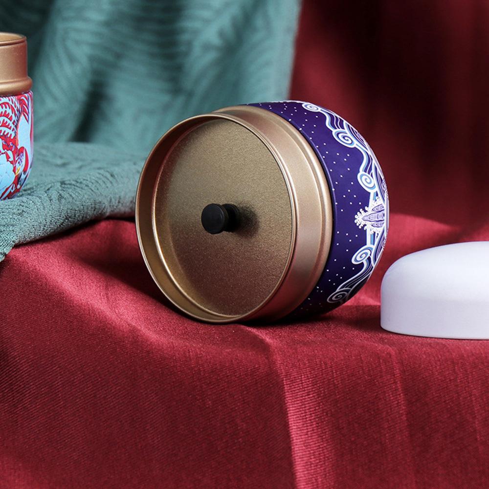 Iron Sealed Storage Container Kitchen Household With Lid Tea Jar Teaware Tea Box Candies Can