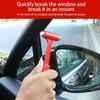1PC Car Window Hammer 2-in-1 Window Punch Tool Car Essential For Men Glass BreakerSeatbelt Cutter Portable Car Accessories