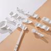 ZISHI Bone China Rectangular 3-Way Chopstick Rest (Set of 4)