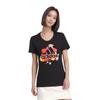 Adidas T Shirts Women's Black Crew Neck Moderate Nipped In Waist FM9453