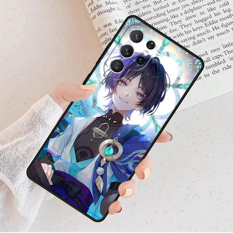 Genshin Impact Wanderer Phone Case For Samsung Galaxy S25 S23 S30 S8 S21 S20 FE S24 S22 Note 10 20 Plus lite Ultra