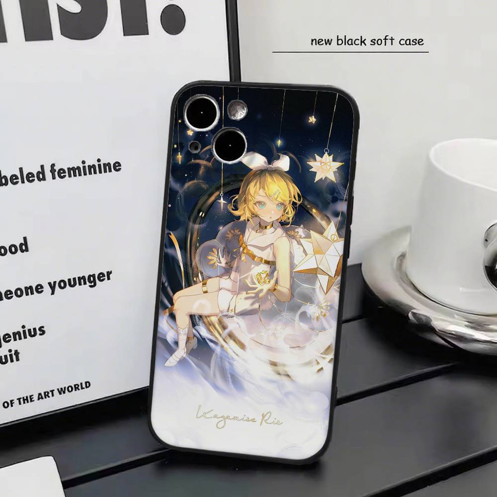 Virtuelle Sängerin K-Kagamine Rin Handyhülle Silikon Weich Für IPhone 17 Air 16 15 14 13 12 11 Plus Pro Max Plus