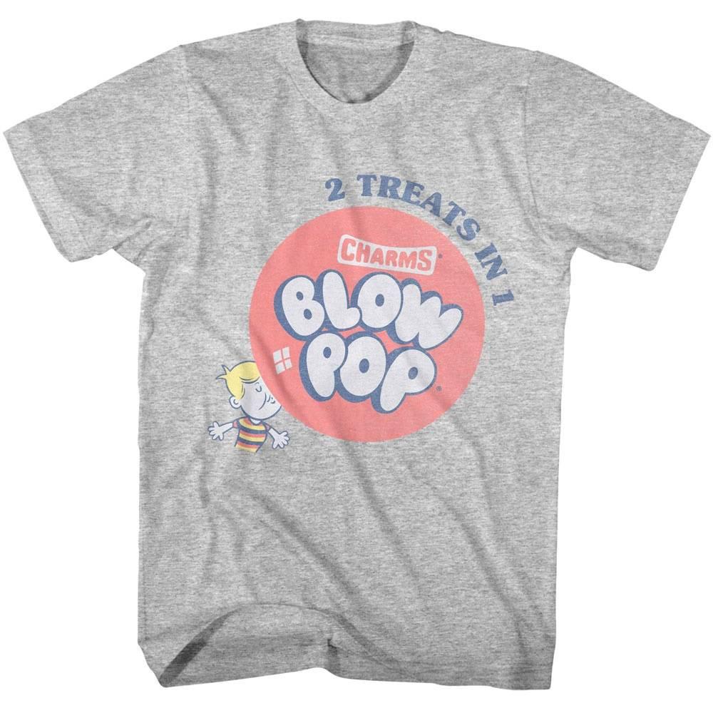 Charms Blow Pop 2 Treats in 1 Men T Shirt XL