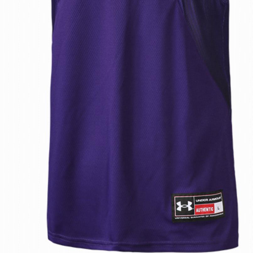 Under Armour Line Print Logo Basketball Sports Knitted Quick-Dry Breathable Vest Men Vests Purple 22500102-500