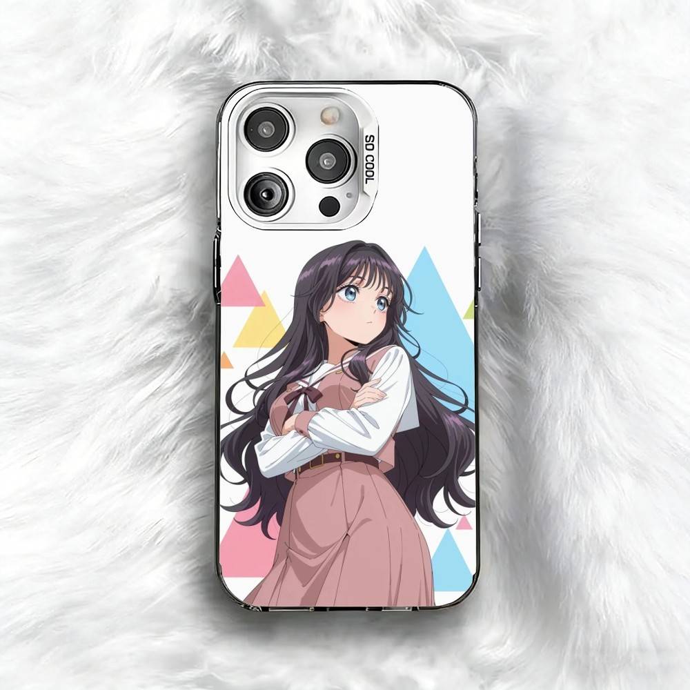 W-Waguri k-Kaoruko Anime  Phone Case For iPhone 16 17 15 14 12 13 Pro Max Black Color Shockproof Cover