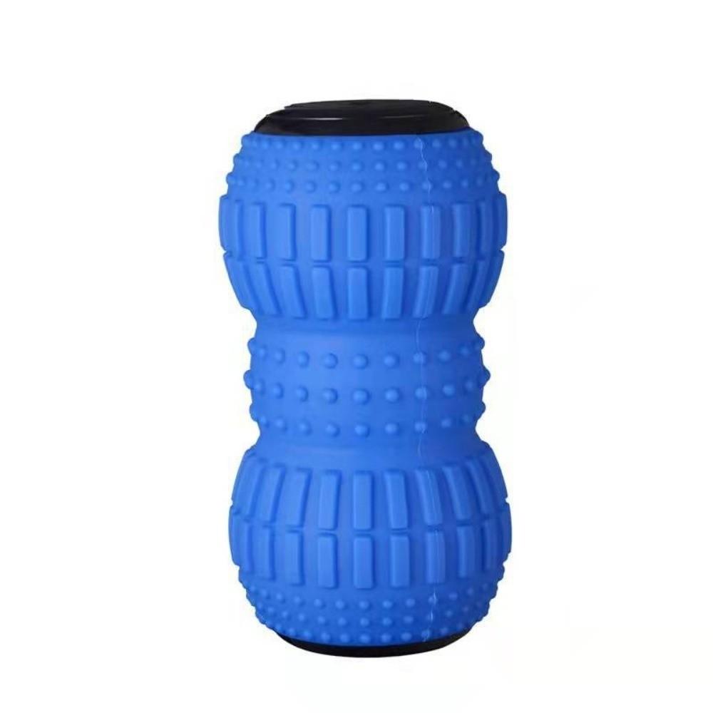 Silicone Vibration Peanut Massage Ball Muscle Pain Relief USB Rechargeable Electric Massage Peanut Ball Fitness Equipment Small
