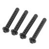 RC Aluminum Body Post Mounts Wear Resistant Replacement RC Car Body Posts Mount Holder for Axial
