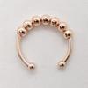 Stainless Steel Rotatable Anxiety Bead Ring