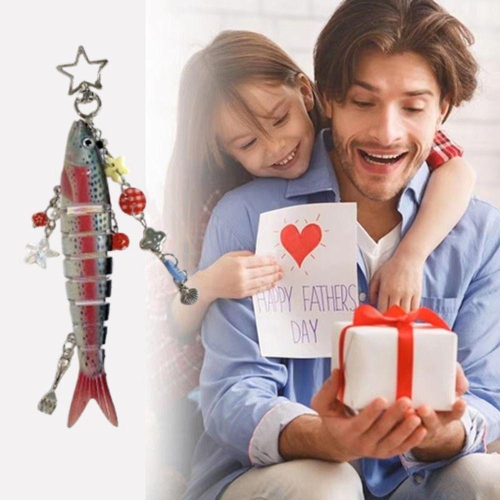 Bionic Design Artificial Fish Pendant High-precision Fish Bait Lanyard Jewelry Gift