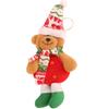 Bear Hanging Cute Soft Decorative Toy Doll Christmas Pendant Ornaments Christmas Tree Decoration