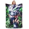 1PC Home Kakashi Hatake Blanket Throw Blanket  Novelty Warm Blanket All Season Gift