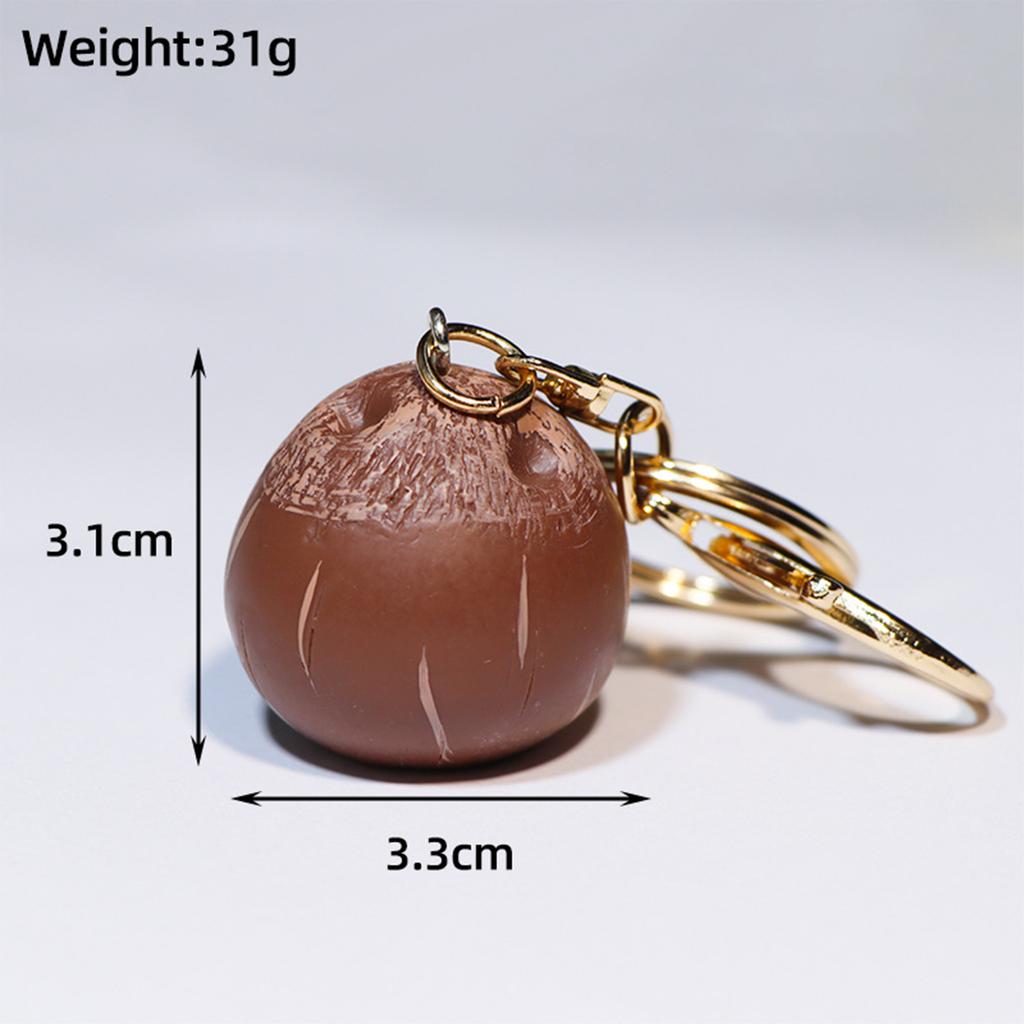 Realistic Food Keychain Cane Design Keyrings with Eye Catching Details Durable Alloy Material Perfect For All Ages