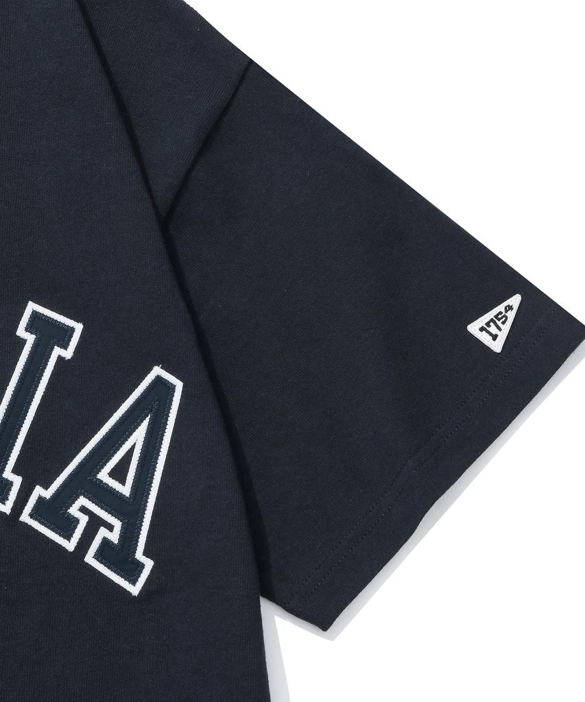 COLUMBIA UNIVERSITY Columbia Arch Logo S/S T-Shirts Crown Navy