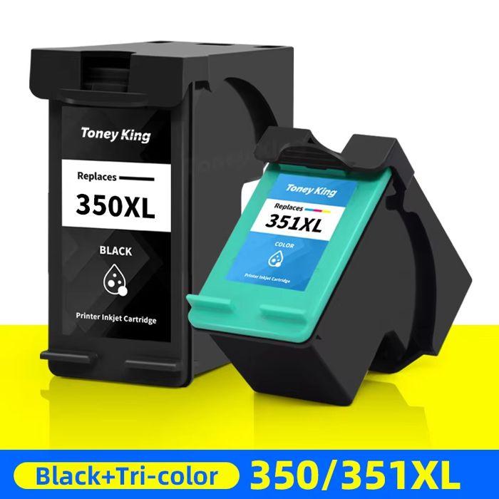 Ink Cartridges - HOUSE OF HARLOW 1960 - 350XL 351XL - 1 Black + 1 Tricolor - Compatible HP - High Quality