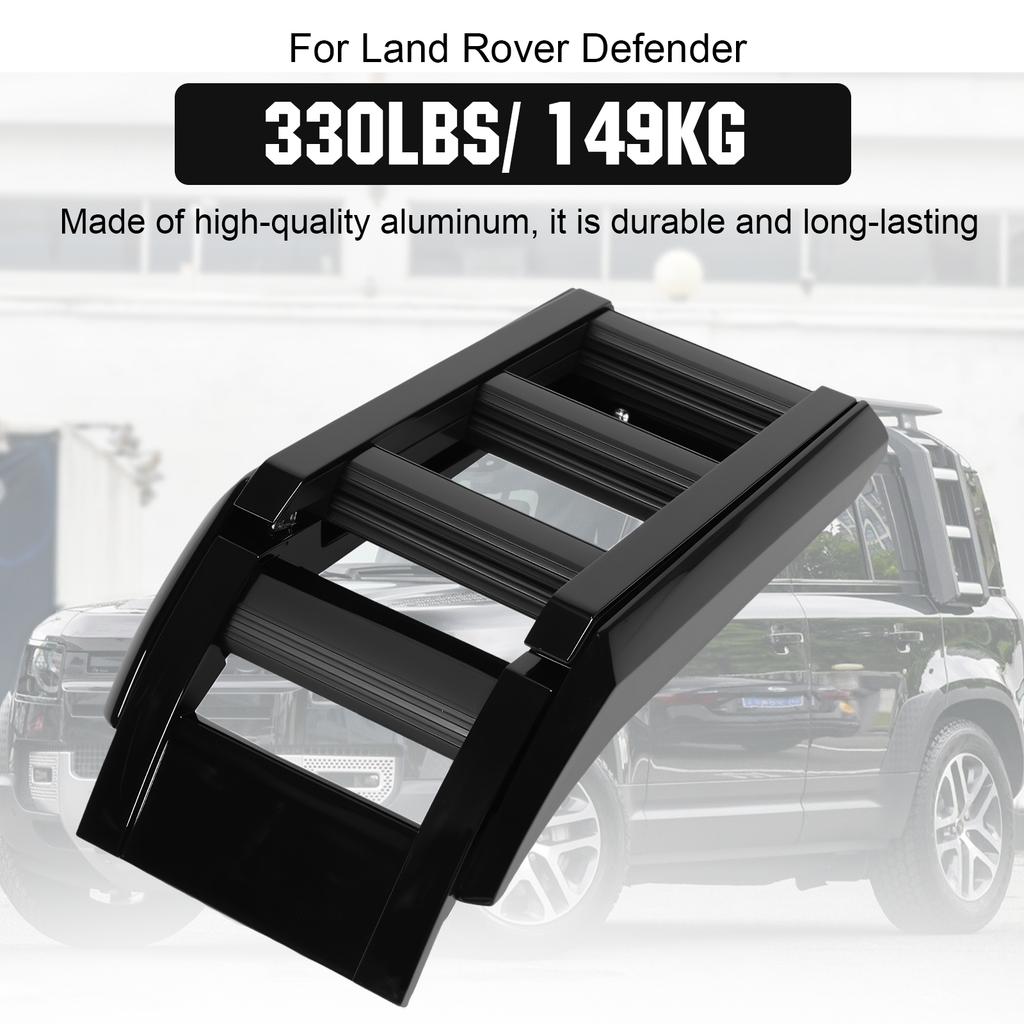 Telescopic Deployable Side Ladder Aluminum Alloy Rear Window Side Ladder for Land Rover Defender 90/110/130 L663 2020-2025