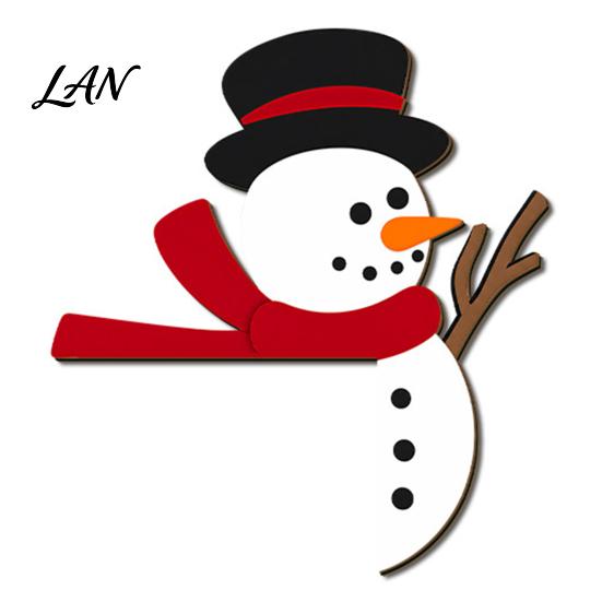 Festive Door Frame Decorations Christmas Wooden Corner Sign, Santa Snowman Cat Cartoon Holiday Home Decor Ornaments Decor, Reusable Wall Decoration