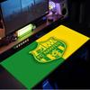 Fc Nantes Crest Design mouse pad, rubber base, esports desk mat, mouse pad for gamers and office use, gaming desk , easy to clean mat