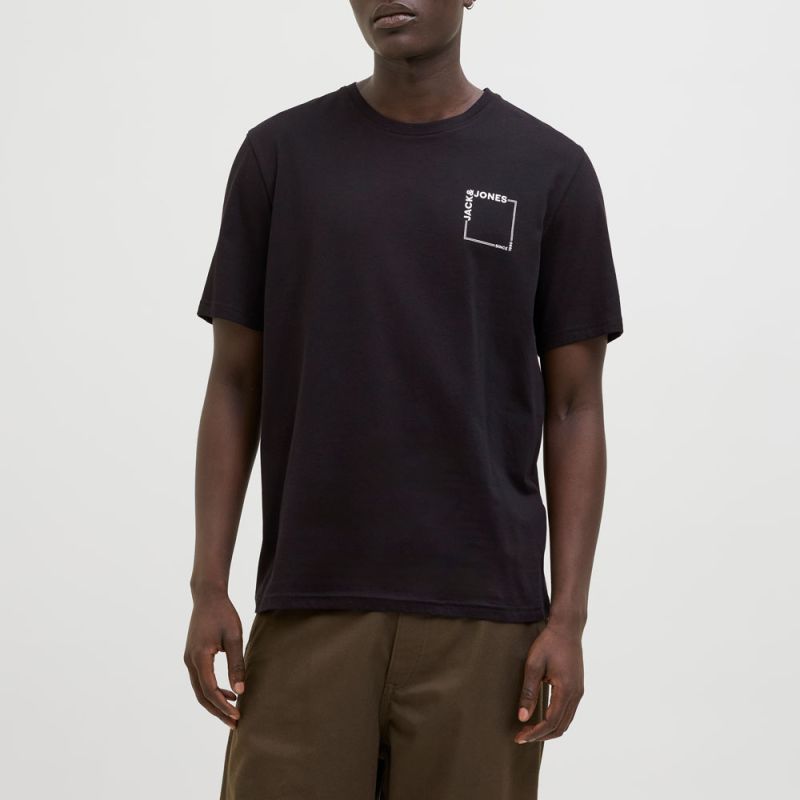 Tee shirt verner coton col de cou Homme JACK & JONES