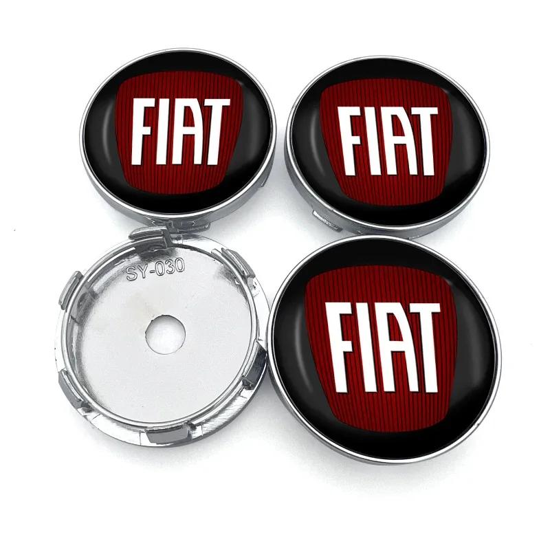 

Auto 60mm Wheel Center Hub Cap Badge Decoration Accessories For Fiat 500 Punto 124 125 500 Bravo Stilo Panda Abarth Tipo Viaggio