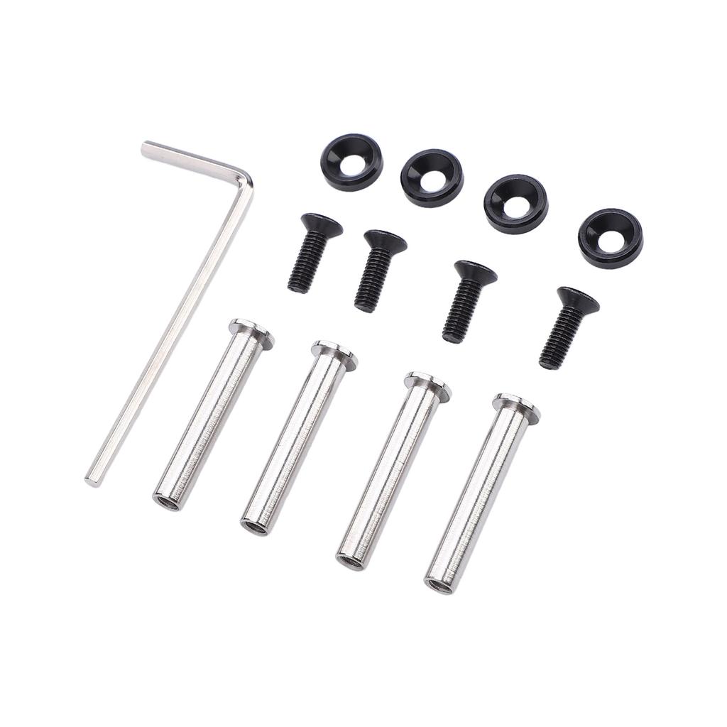 Computer Case Fan Screws Color Anodizing CPU Fan Screws Stainless Steel PC Cooling Fan Mount Screws Kit with Washers