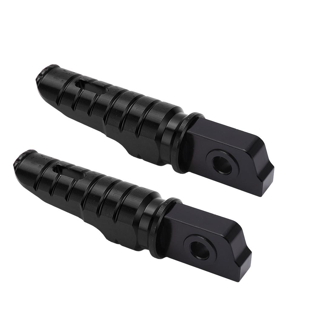 2pcs Motorcycle Front Footpeg Footrest T6063 Aluminum Alloy Anti Slip Rustproof Replacement for Aprilia GPR125
